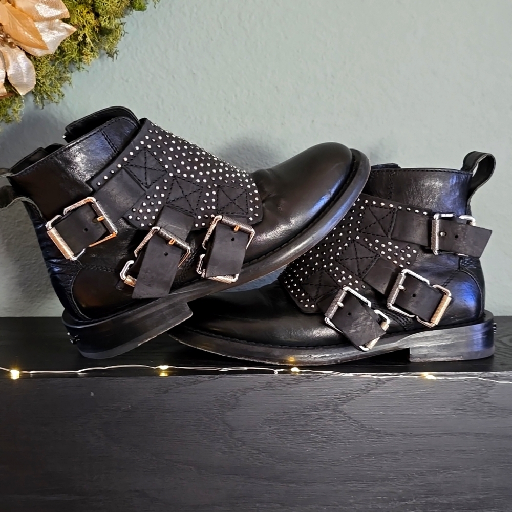 Zadig and Voltaire Laureen Stud Boots 37
